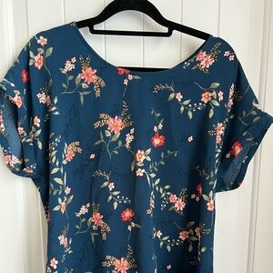 Pink Rose Short Sleeve Shirt